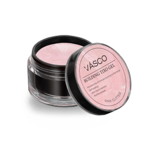 Żel budujący z pamięcią cieczy Vasco Tixo Pink Glitter 50 ml